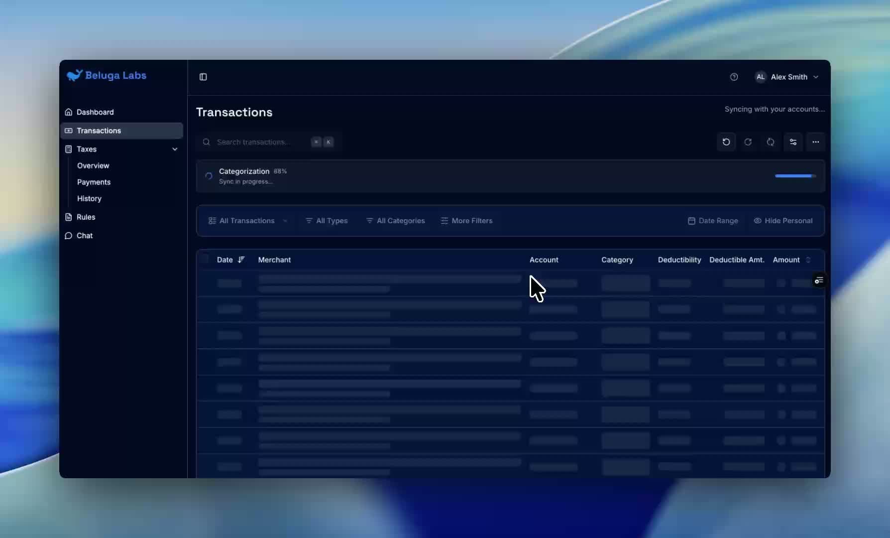 Automated ledger categorization